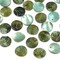 Button Tinted Shell Beads - Gray - 15mm - 2 x 8" Strand
